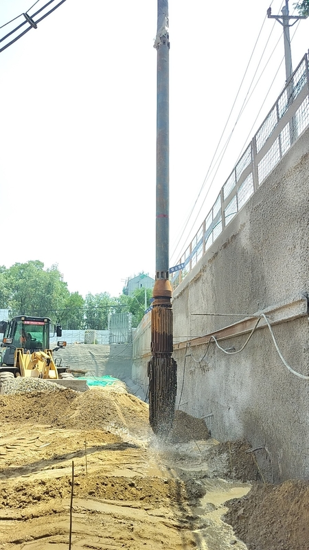 BVEM 105kW হাইড্রোলিক ভাইব্রোফ্লট সরঞ্জাম 176kW পাওয়ার প্যাক সহ গ্রাউড উন্নতির জন্য নির্মাণ