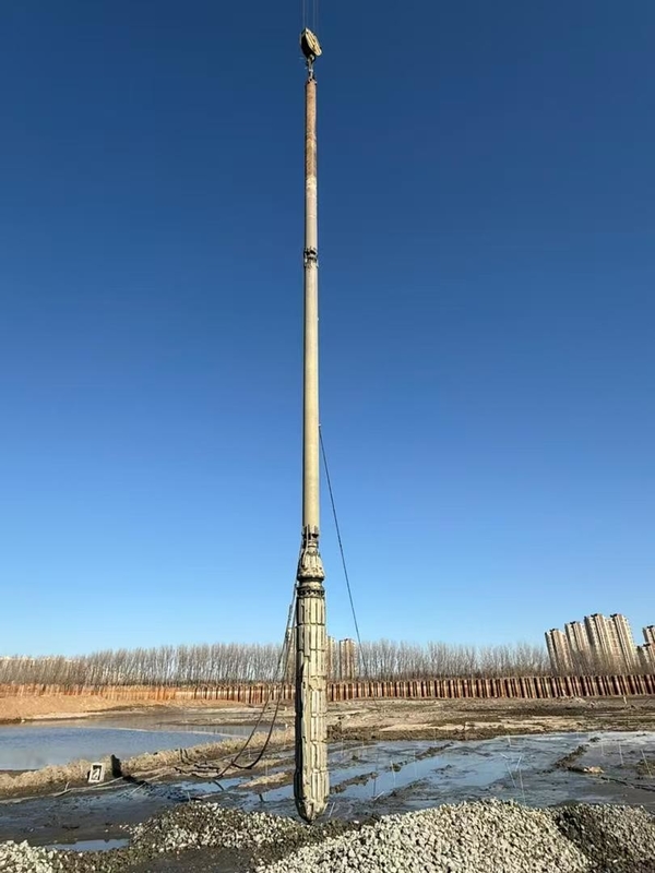 BVEM 105kW হাইড্রোলিক ভাইব্রোফ্লট সরঞ্জাম 176kW পাওয়ার প্যাক সহ গ্রাউড উন্নতির জন্য নির্মাণ
