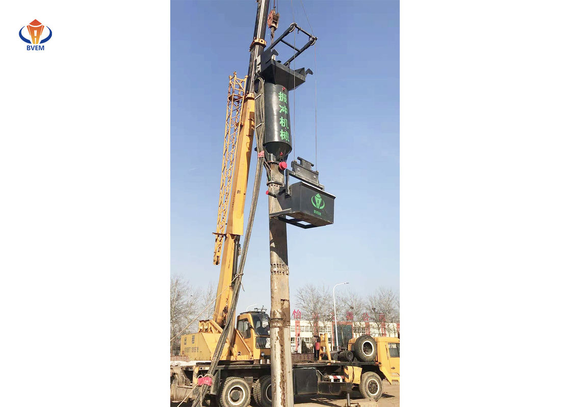অফশোর প্রকল্প BJZC-V400-180-এ পাথরের কলাম নির্মাণের জন্য ব্যবহৃত শক্তিশালী নীচের ফিড ভাইব্রোফ্লট