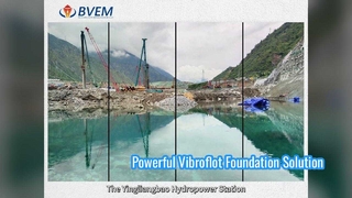 স্টোন কলাম Vibroflot 180KW দক্ষ ফাউন্ডেশন সমাধান